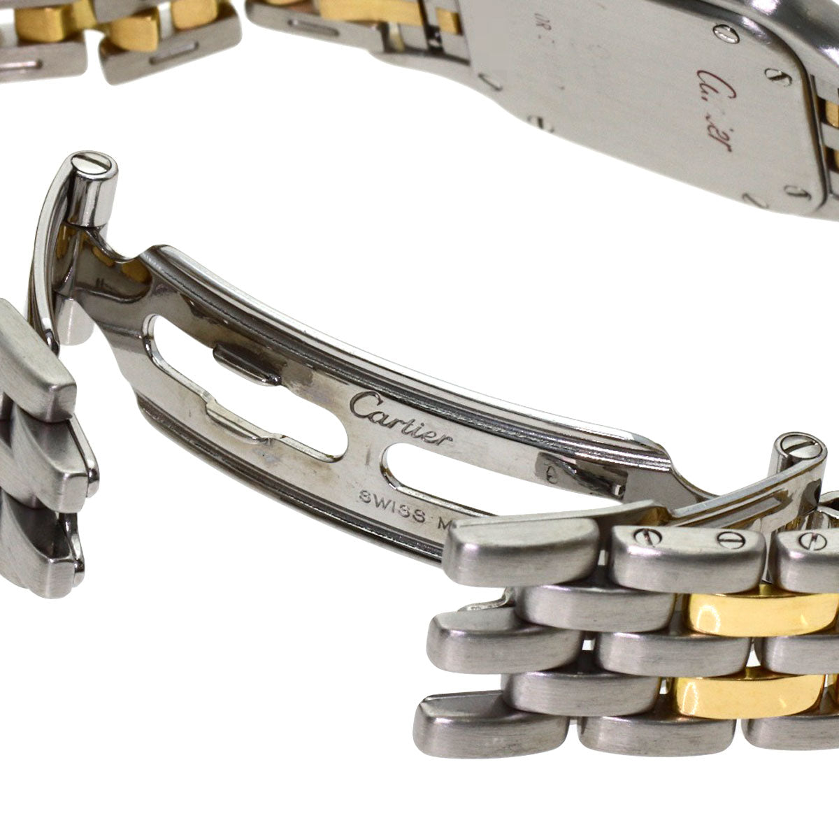 CARTIER PANTHERESM 2 Row Watches W25029B6 Stainless Steel/SSxK18YG Ladies