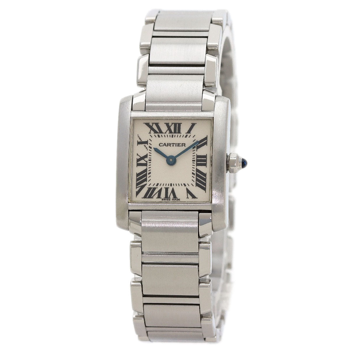 CARTIER Tank francaise SM Watches W51008Q3 Stainless Steel/Stainless Steel Ladies