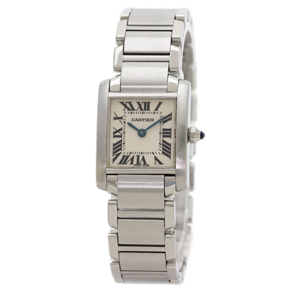 CARTIER Tank francaise SM Watches W51008Q3 Stainless Steel/Stainless Steel Ladies
