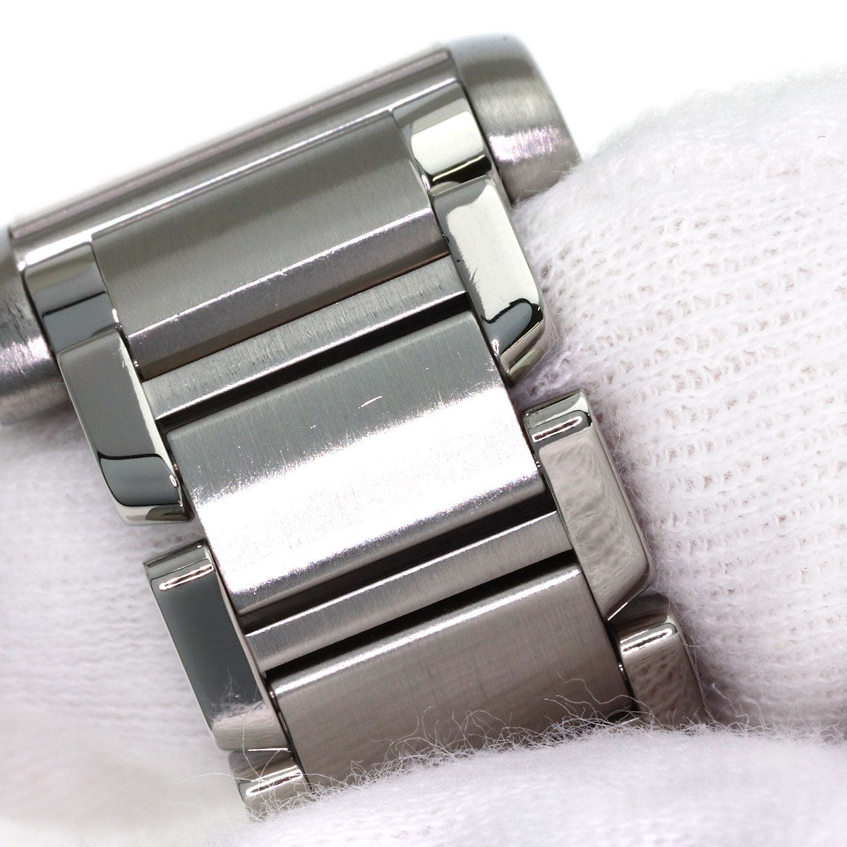 CARTIER Tank francaise SM Watches W51008Q3 Stainless Steel/Stainless Steel Ladies