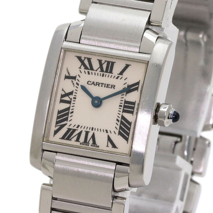 CARTIER Tank francaise SM Watches W51008Q3 Stainless Steel/Stainless Steel Ladies