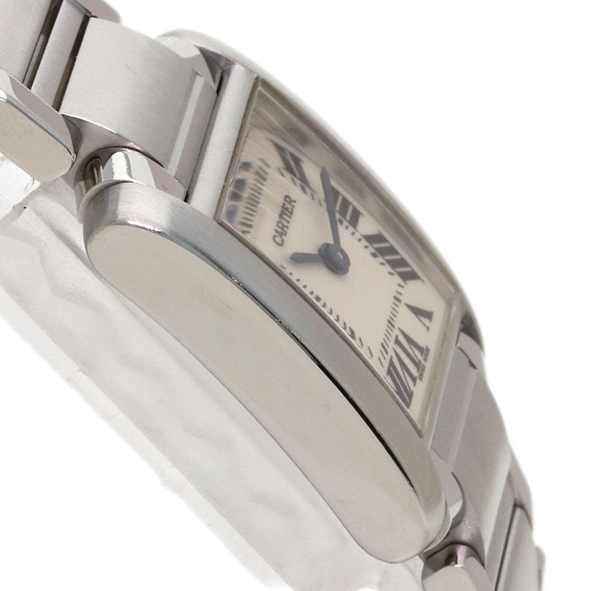 CARTIER Tank francaise SM Watches W51008Q3 Stainless Steel/Stainless Steel Ladies