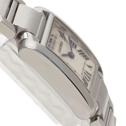 CARTIER Tank francaise SM Watches W51008Q3 Stainless Steel/Stainless Steel Ladies