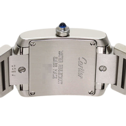 CARTIER Tank francaise SM Watches W51008Q3 Stainless Steel/Stainless Steel Ladies