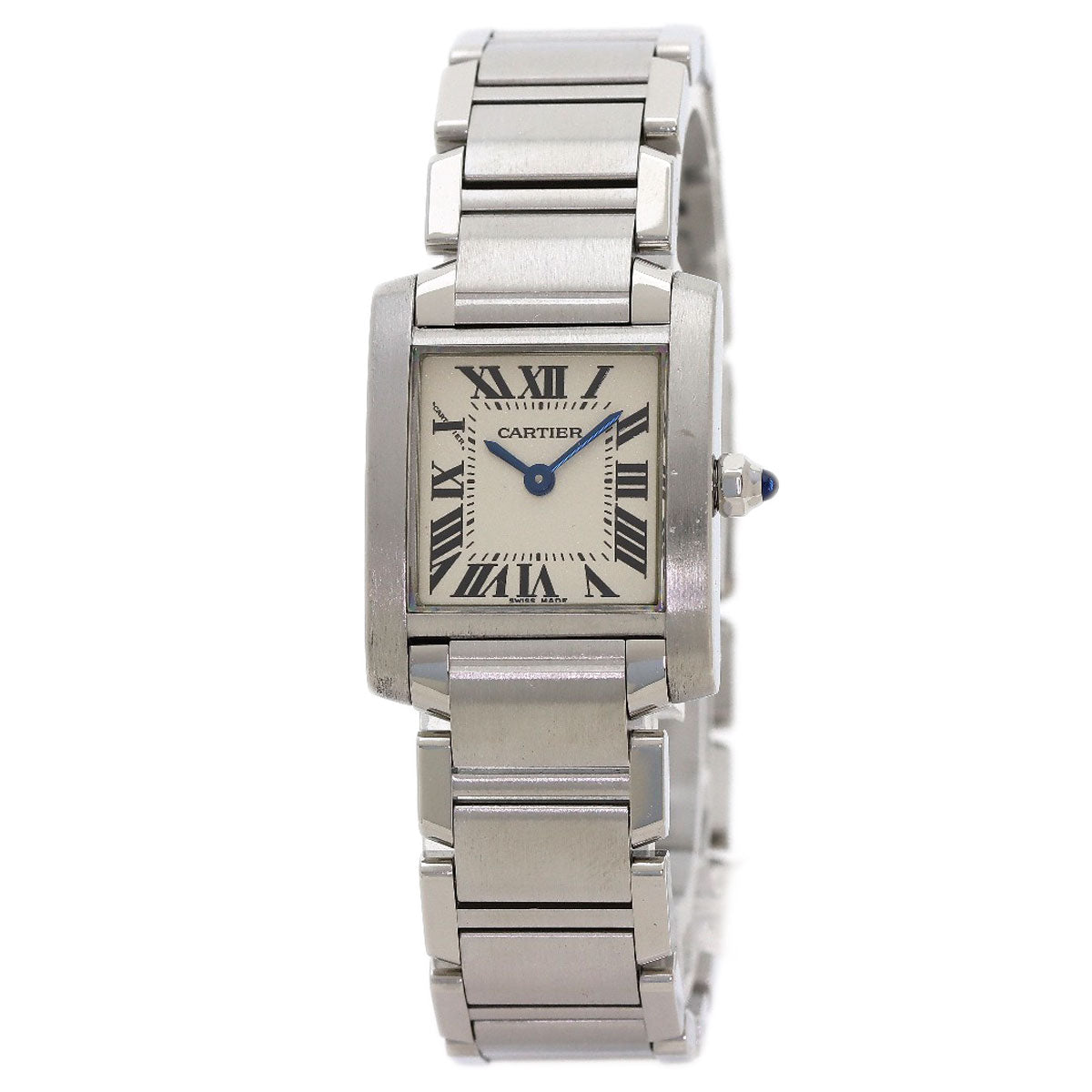CARTIER Tank francaise SM Watches W51008Q3 Stainless Steel/Stainless Steel Ladies