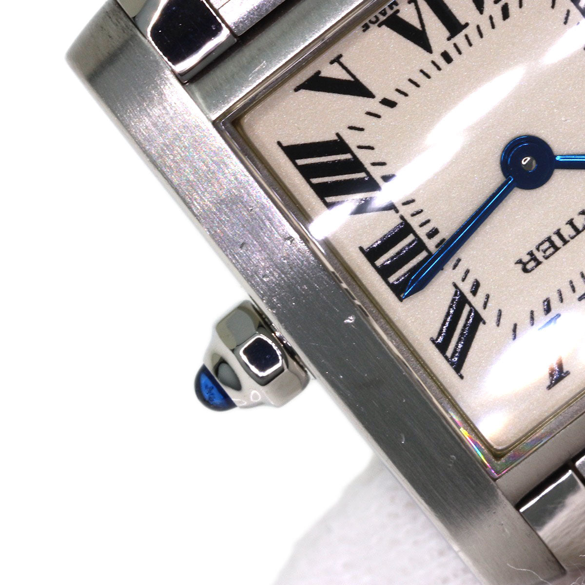 CARTIER Tank francaise SM Watches W51008Q3 Stainless Steel/Stainless Steel Ladies