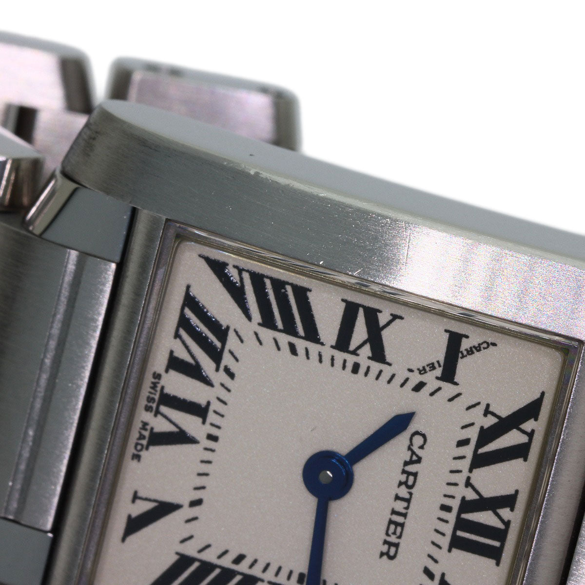 CARTIER Tank francaise SM Watches W51008Q3 Stainless Steel/Stainless Steel Ladies