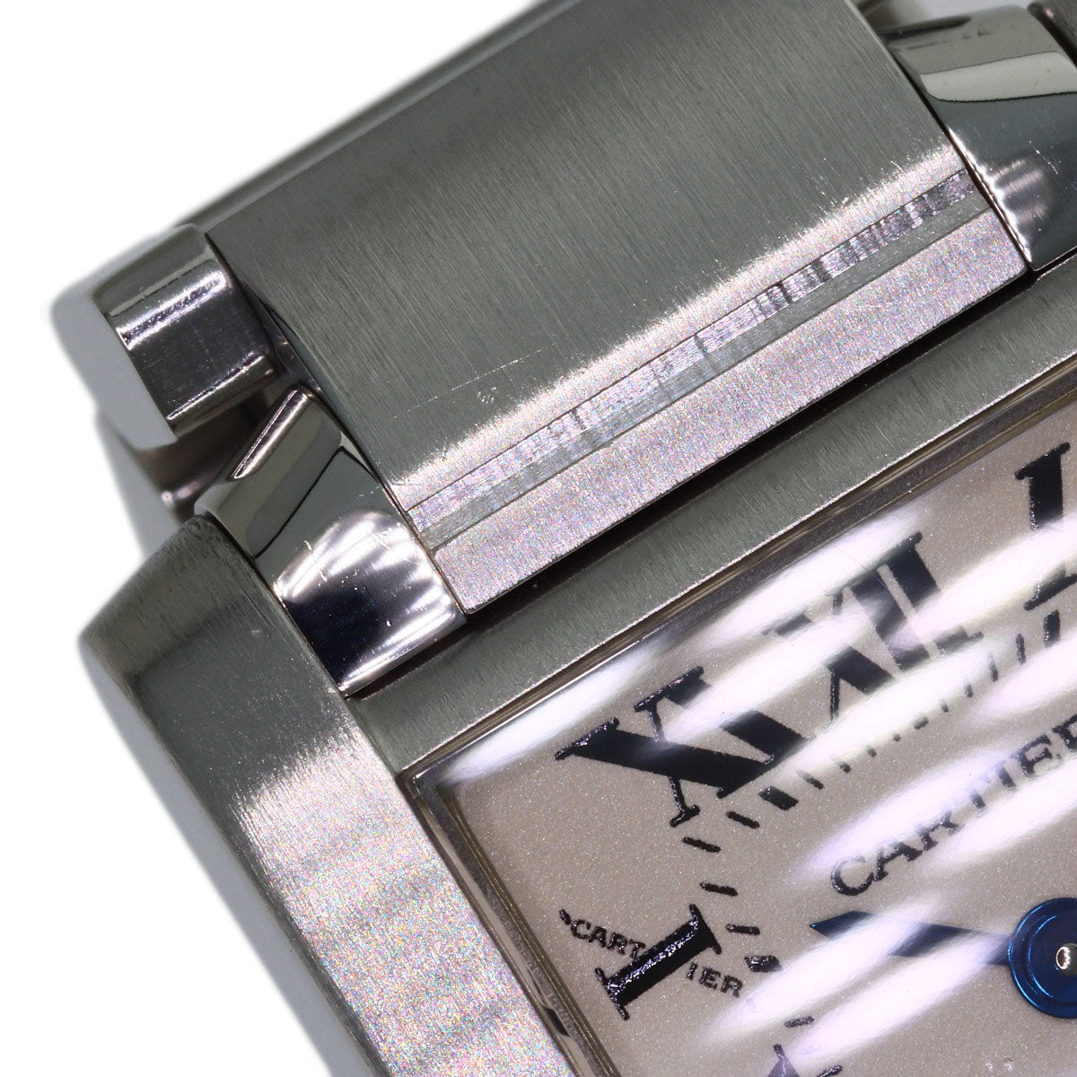 CARTIER Tank francaise SM Watches W51008Q3 Stainless Steel/Stainless Steel Ladies