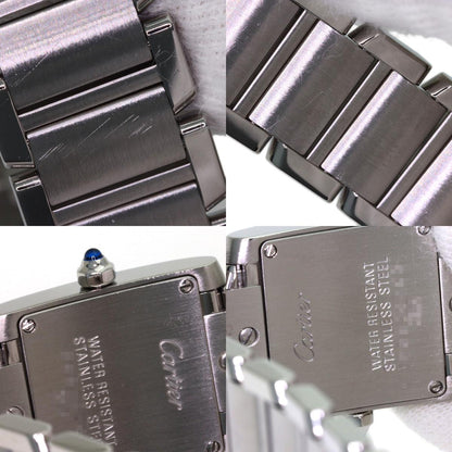CARTIER Tank francaise SM Watches W51008Q3 Stainless Steel/Stainless Steel Ladies