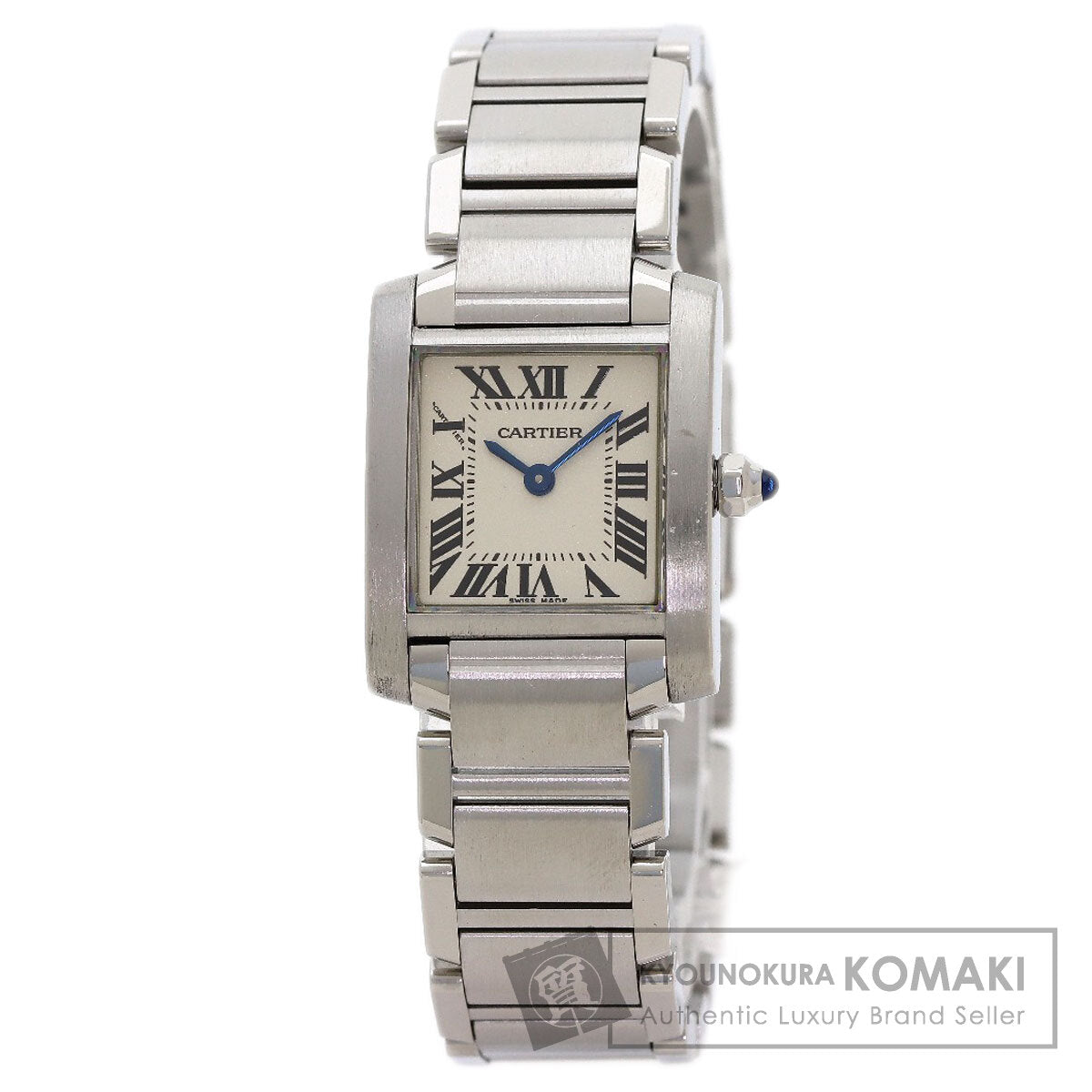CARTIER Tank francaise SM Watches W51008Q3 Stainless Steel/Stainless Steel Ladies