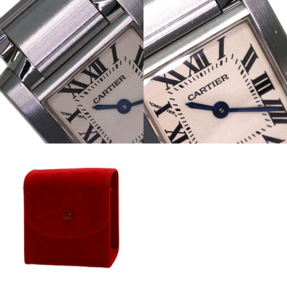 CARTIER Tank francaise SM Watches W51008Q3 Stainless Steel/Stainless Steel Ladies
