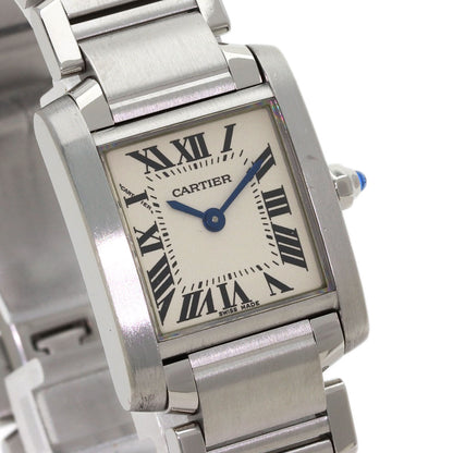 CARTIER Tank francaise SM Watches W51008Q3 Stainless Steel/Stainless Steel Ladies