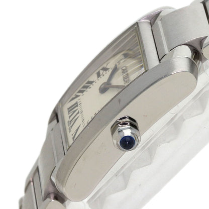 CARTIER Tank francaise SM Watches W51008Q3 Stainless Steel/Stainless Steel Ladies