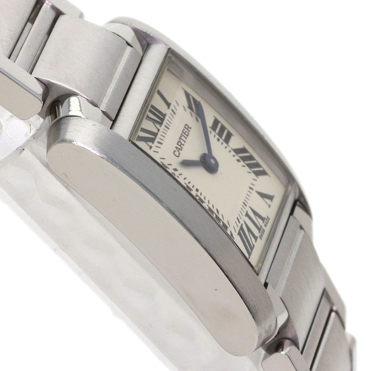 CARTIER Tank francaise SM Watches W51008Q3 Stainless Steel/Stainless Steel Ladies