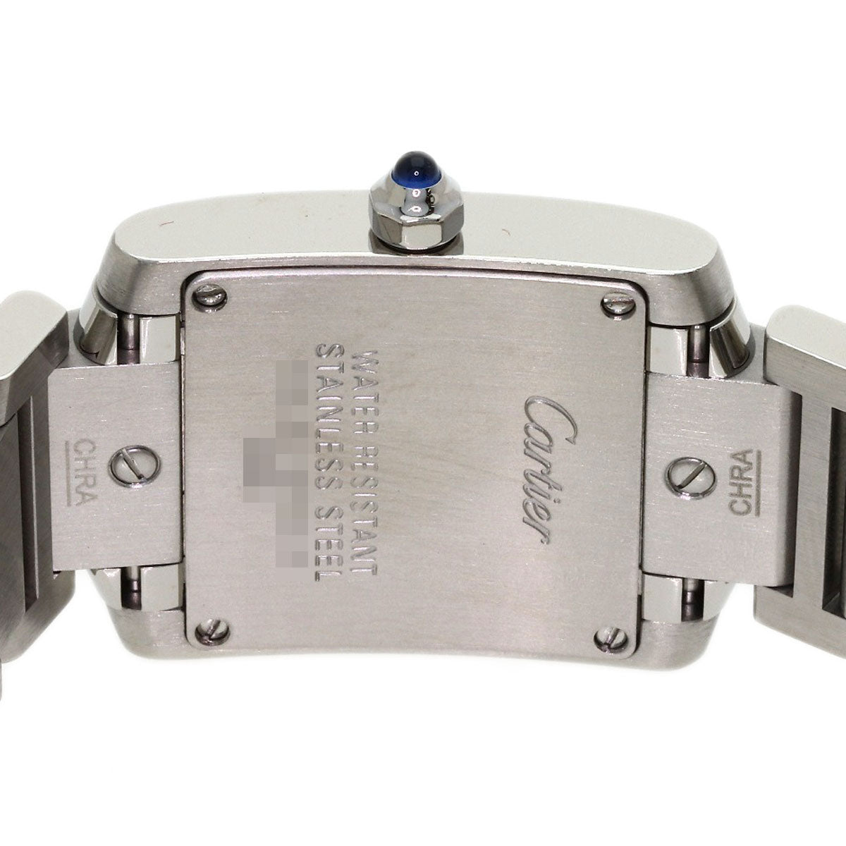 CARTIER Tank francaise SM Watches W51008Q3 Stainless Steel/Stainless Steel Ladies