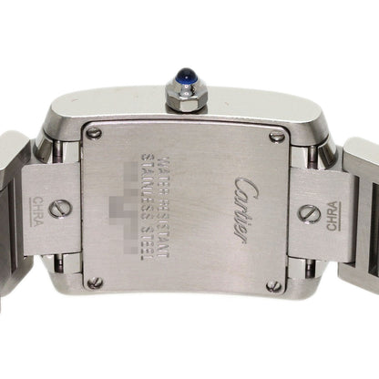 CARTIER Tank francaise SM Watches W51008Q3 Stainless Steel/Stainless Steel Ladies