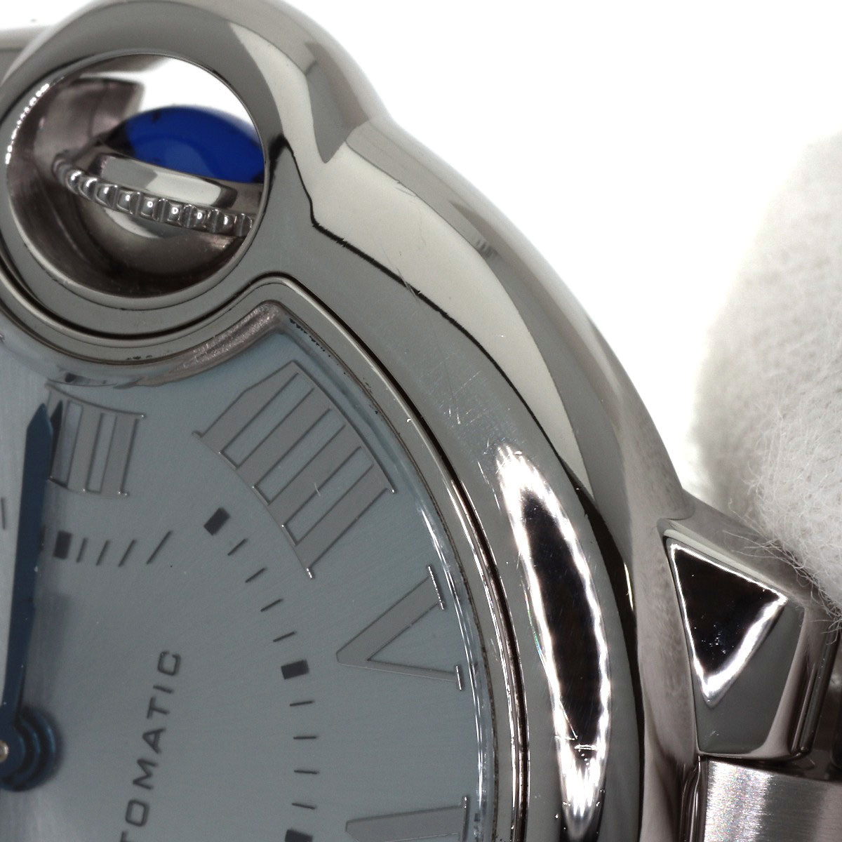 CARTIER Baron Blue 1.3" Watches WSBB0062 Stainless Steel/Stainless Steel Ladies