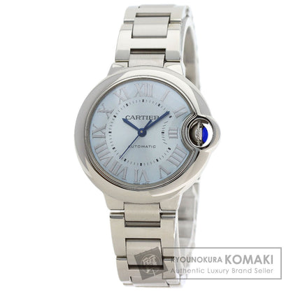 CARTIER Baron Blue 1.3" Watches WSBB0062 Stainless Steel/Stainless Steel Ladies