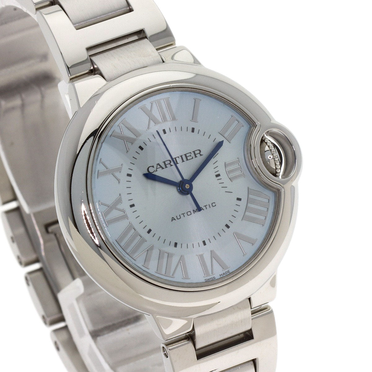 CARTIER Baron Blue 1.3" Watches WSBB0062 Stainless Steel/Stainless Steel Ladies
