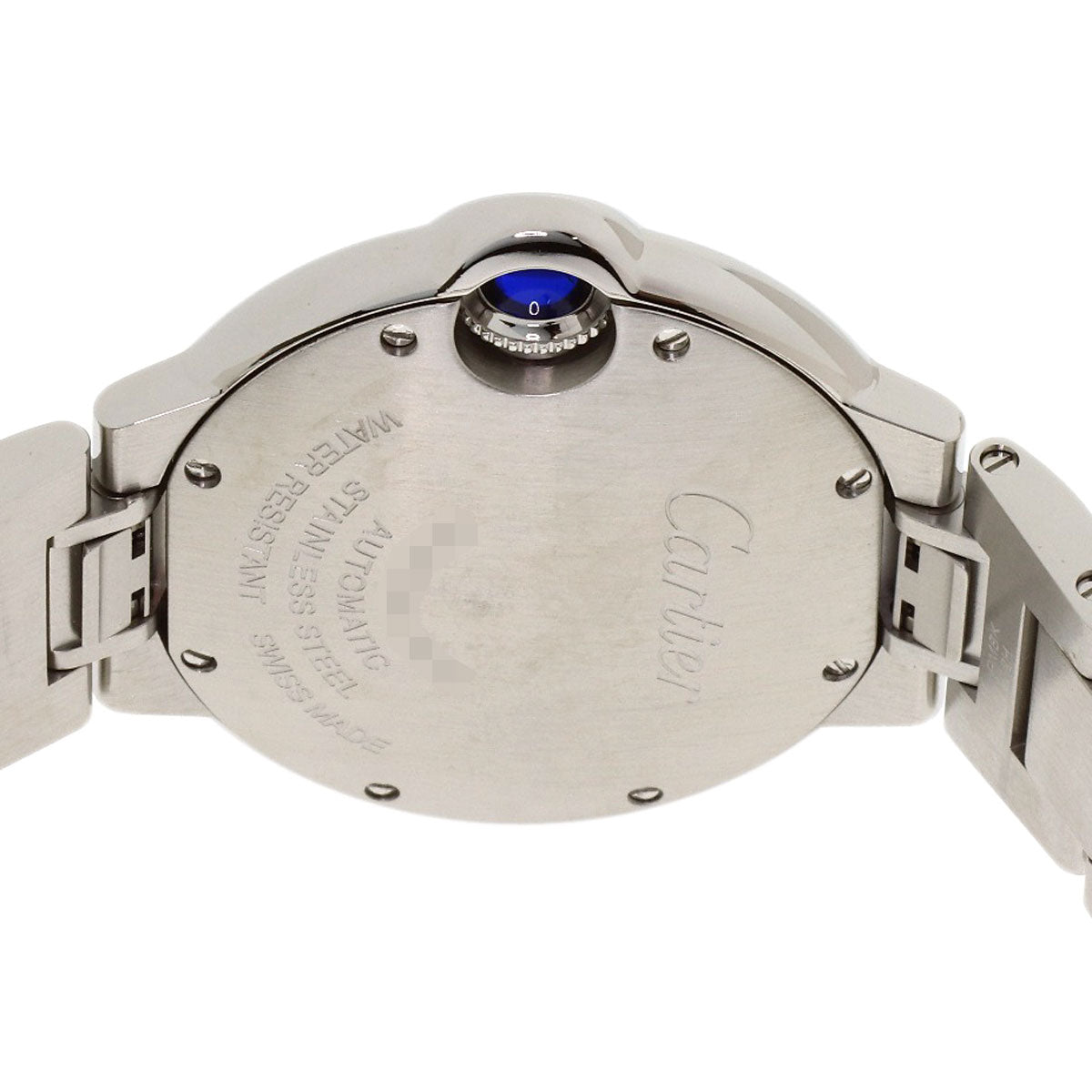 CARTIER Baron Blue 1.3" Watches WSBB0062 Stainless Steel/Stainless Steel Ladies