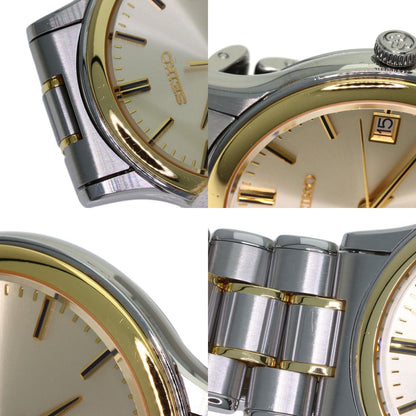 SEIKO Grand Seiko Round Face Watches SBGF014 8J56-7000 Stainless Steel/SSxK18YG mens