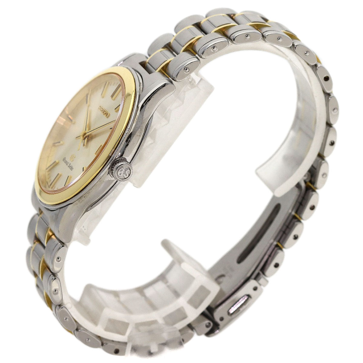 SEIKO Grand Seiko Round Face Watches SBGF014 8J56-7000 Stainless Steel/SSxK18YG mens