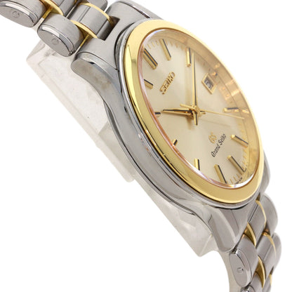 SEIKO Grand Seiko Round Face Watches SBGF014 8J56-7000 Stainless Steel/SSxK18YG mens