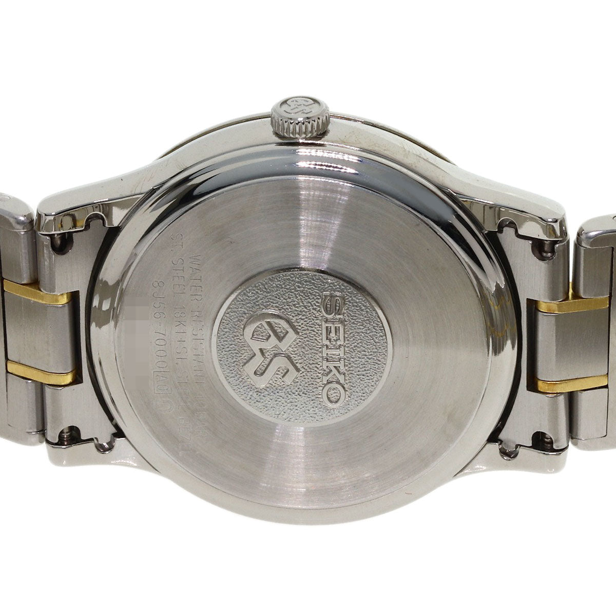 SEIKO Grand Seiko Round Face Watches SBGF014 8J56-7000 Stainless Steel/SSxK18YG mens