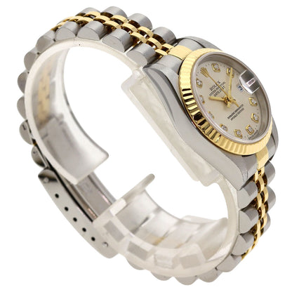 ROLEX DATEJUST 10P Diamond Watches 79173G Stainless Steel/SSxK18YG Ladies