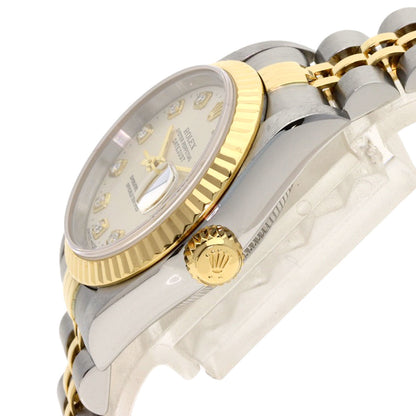 ROLEX DATEJUST 10P Diamond Watches 79173G Stainless Steel/SSxK18YG Ladies