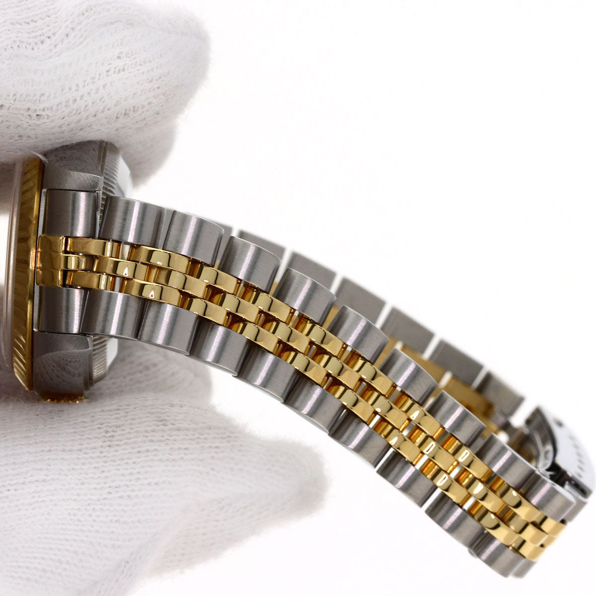 ROLEX DATEJUST 10P Diamond Watches 79173G Stainless Steel/SSxK18YG Ladies