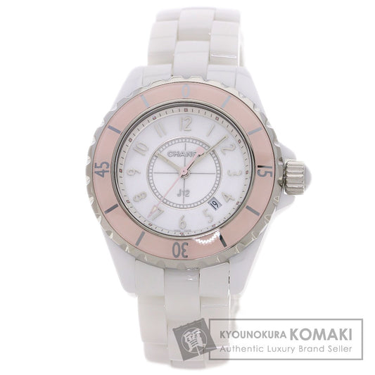 CHANEL J12 2015 Limited Edition of 1200 Pieces Worldwide Soft Pink Watches H4467 Ceramic/Ceramic Ladies