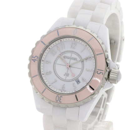 CHANEL J12 2015 Limited Edition of 1200 Pieces Worldwide Soft Pink Watches H4467 Ceramic/Ceramic Ladies