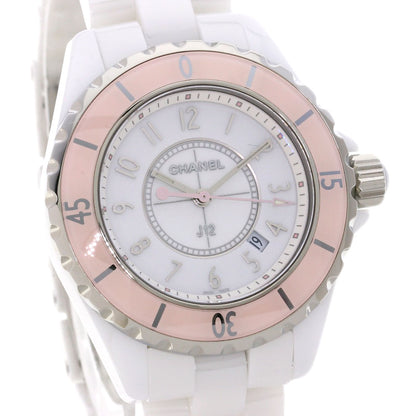 CHANEL J12 2015 Limited Edition of 1200 Pieces Worldwide Soft Pink Watches H4467 Ceramic/Ceramic Ladies