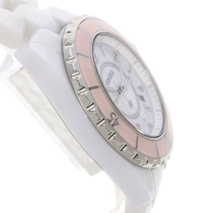 CHANEL J12 2015 Limited Edition of 1200 Pieces Worldwide Soft Pink Watches H4467 Ceramic/Ceramic Ladies