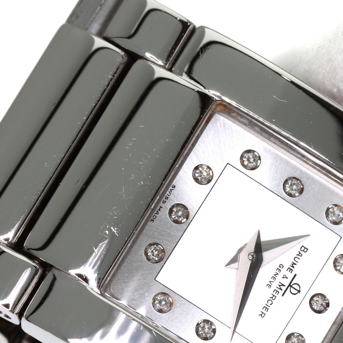 Baume & Mercier Catwalk 12P Diamond Watches MV045219 Stainless Steel/Stainless Steel Ladies