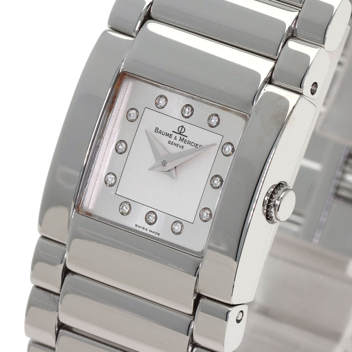 Baume & Mercier Catwalk 12P Diamond Watches MV045219 Stainless Steel/Stainless Steel Ladies