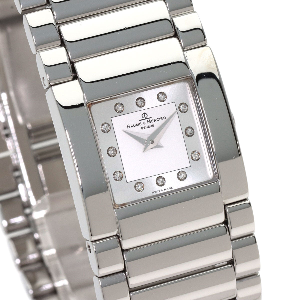 Baume & Mercier Catwalk 12P Diamond Watches MV045219 Stainless Steel/Stainless Steel Ladies