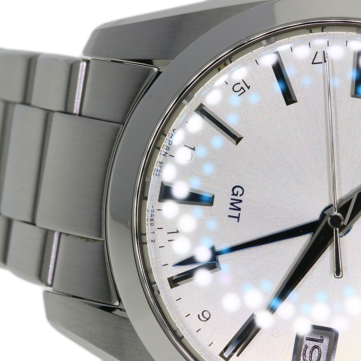 SEIKO Grand Seiko Heritage GMT Watches SBGN011 9F86-0AF0 Stainless Steel/Stainless Steel mens