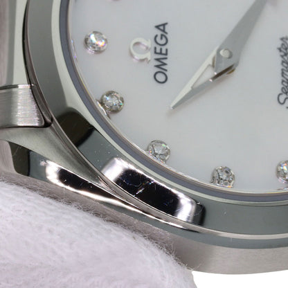 OMEGA Seamaster Aqua Terra 12P Diamond Watches 220.10.28.60.55.001 Stainless Steel/Stainless Steel Ladies