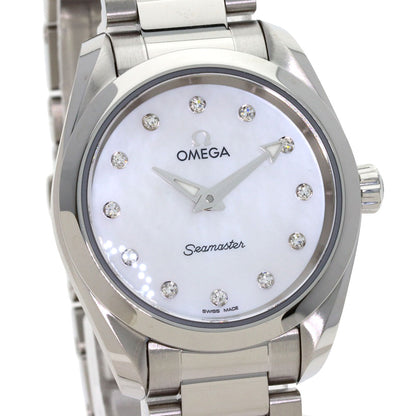 OMEGA Seamaster Aqua Terra 12P Diamond Watches 220.10.28.60.55.001 Stainless Steel/Stainless Steel Ladies