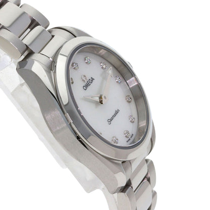 OMEGA Seamaster Aqua Terra 12P Diamond Watches 220.10.28.60.55.001 Stainless Steel/Stainless Steel Ladies