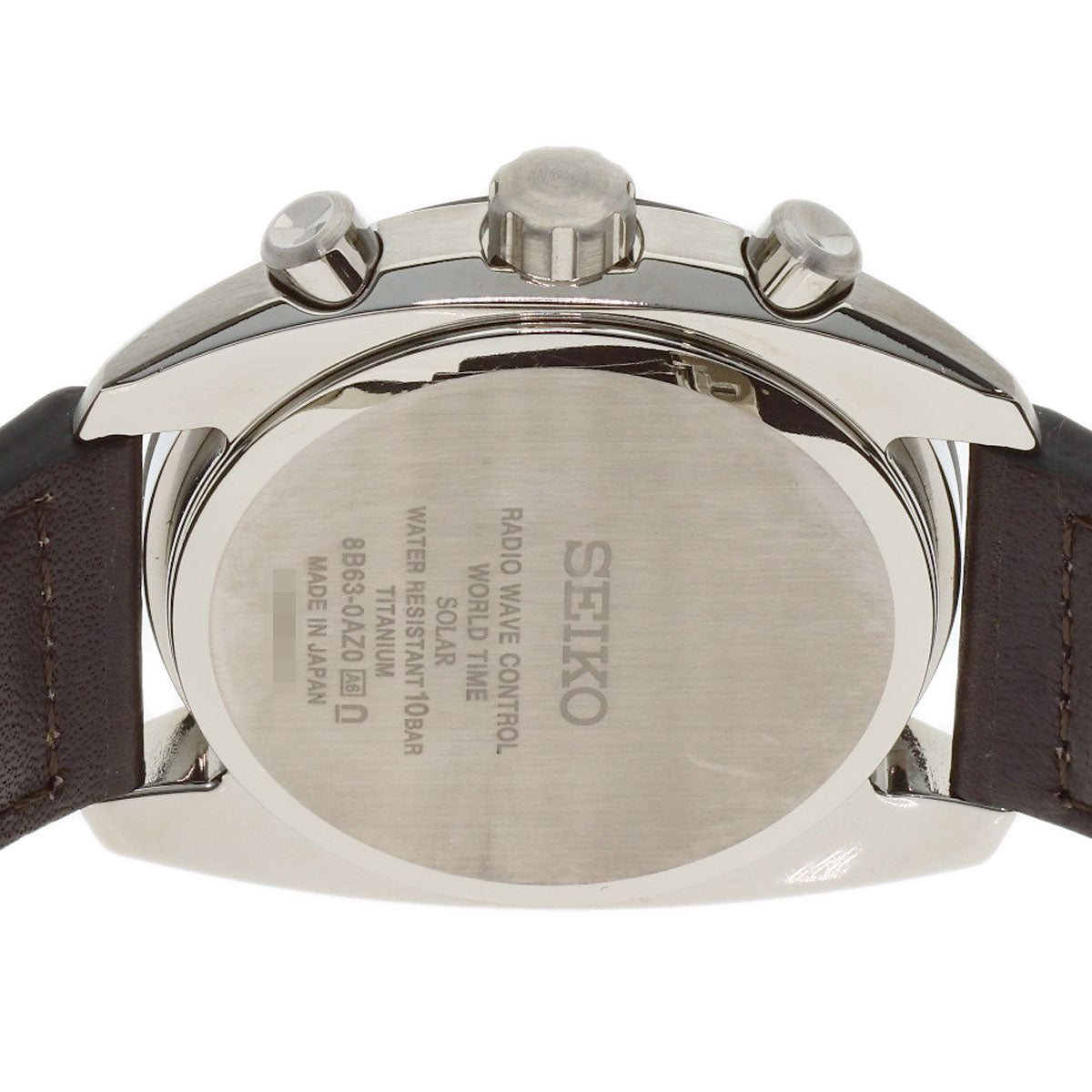 SEIKO Astron World Time Watches SBXY005 Titanium/Leather mens