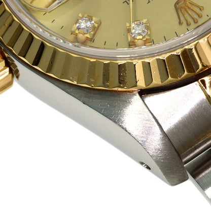 ROLEX DATEJUST 10P Diamond Watches 69173G Stainless Steel/SSxK18YG Ladies