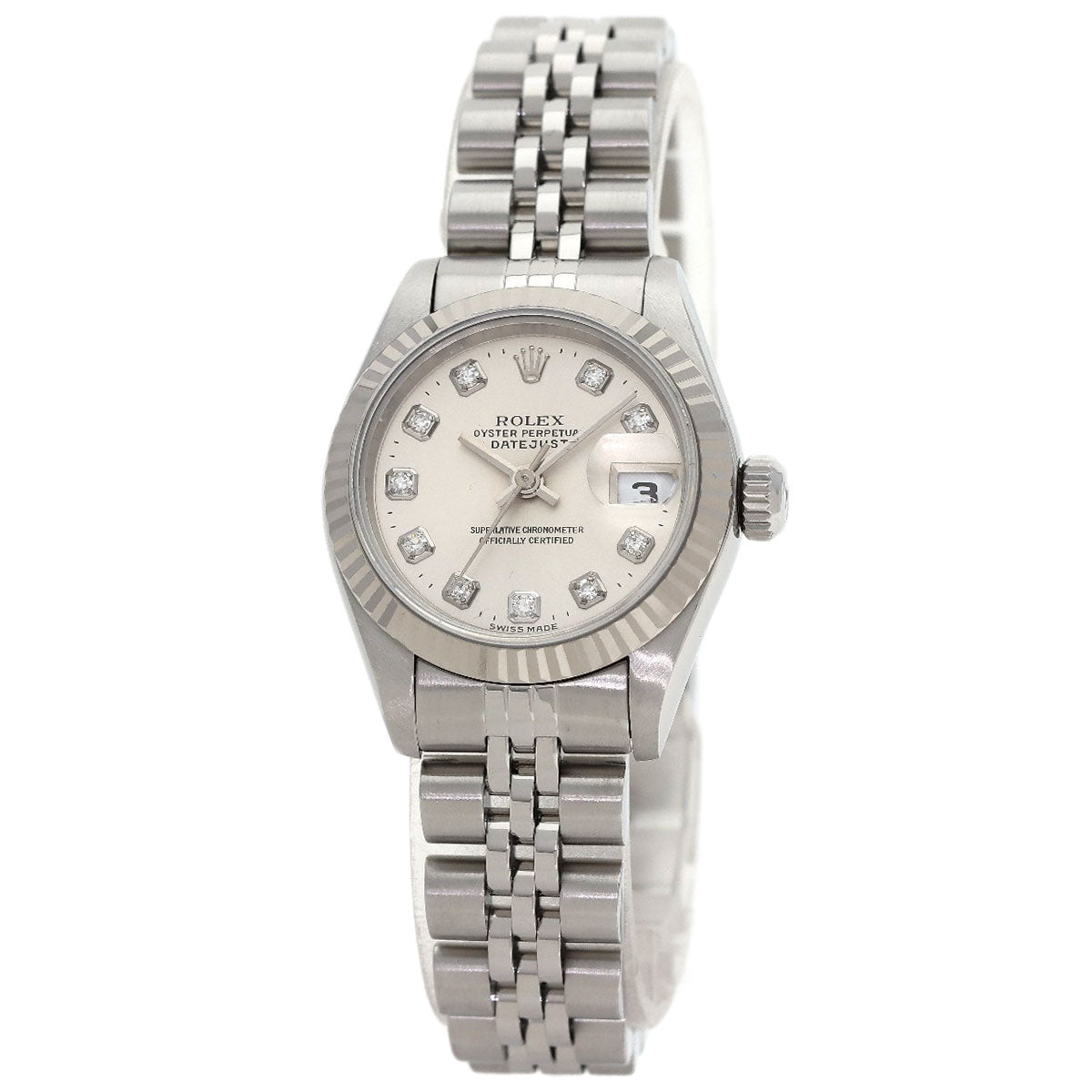 ROLEX DATEJUST 10P Diamond Watches 69174G Stainless Steel/Stainless Steel Ladies