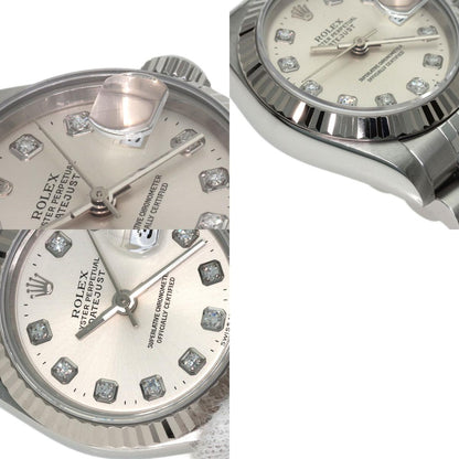 ROLEX DATEJUST 10P Diamond Watches 69174G Stainless Steel/Stainless Steel Ladies