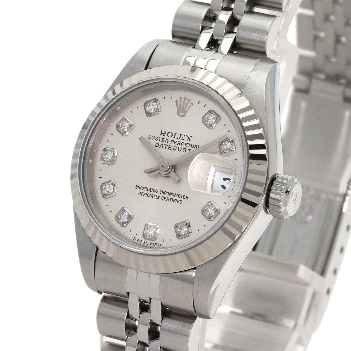ROLEX DATEJUST 10P Diamond Watches 69174G Stainless Steel/Stainless Steel Ladies