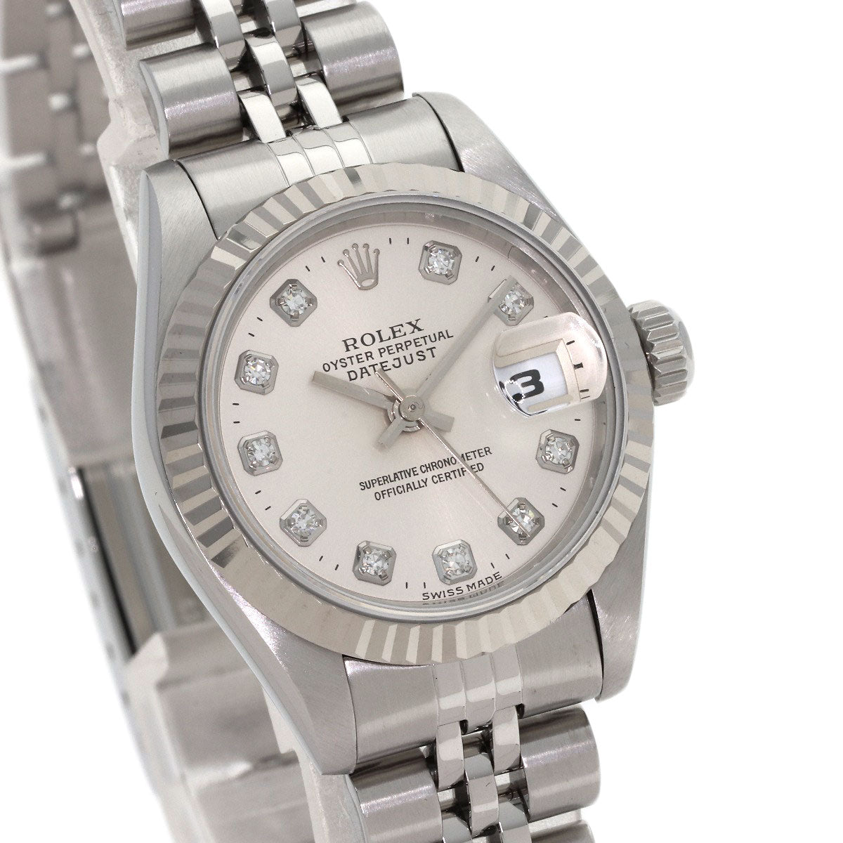 ROLEX DATEJUST 10P Diamond Watches 69174G Stainless Steel/Stainless Steel Ladies