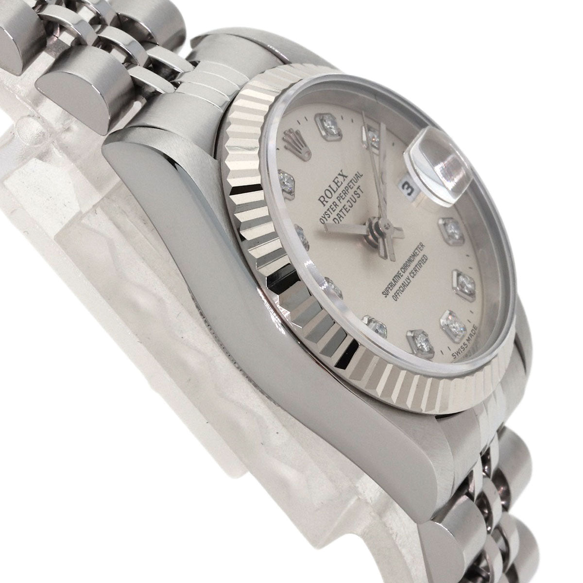 ROLEX DATEJUST 10P Diamond Watches 69174G Stainless Steel/Stainless Steel Ladies