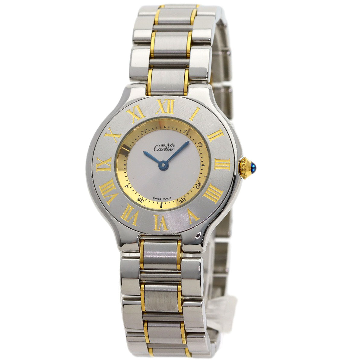 CARTIER Must21 Watches Stainless Steel/SSxGP unisex